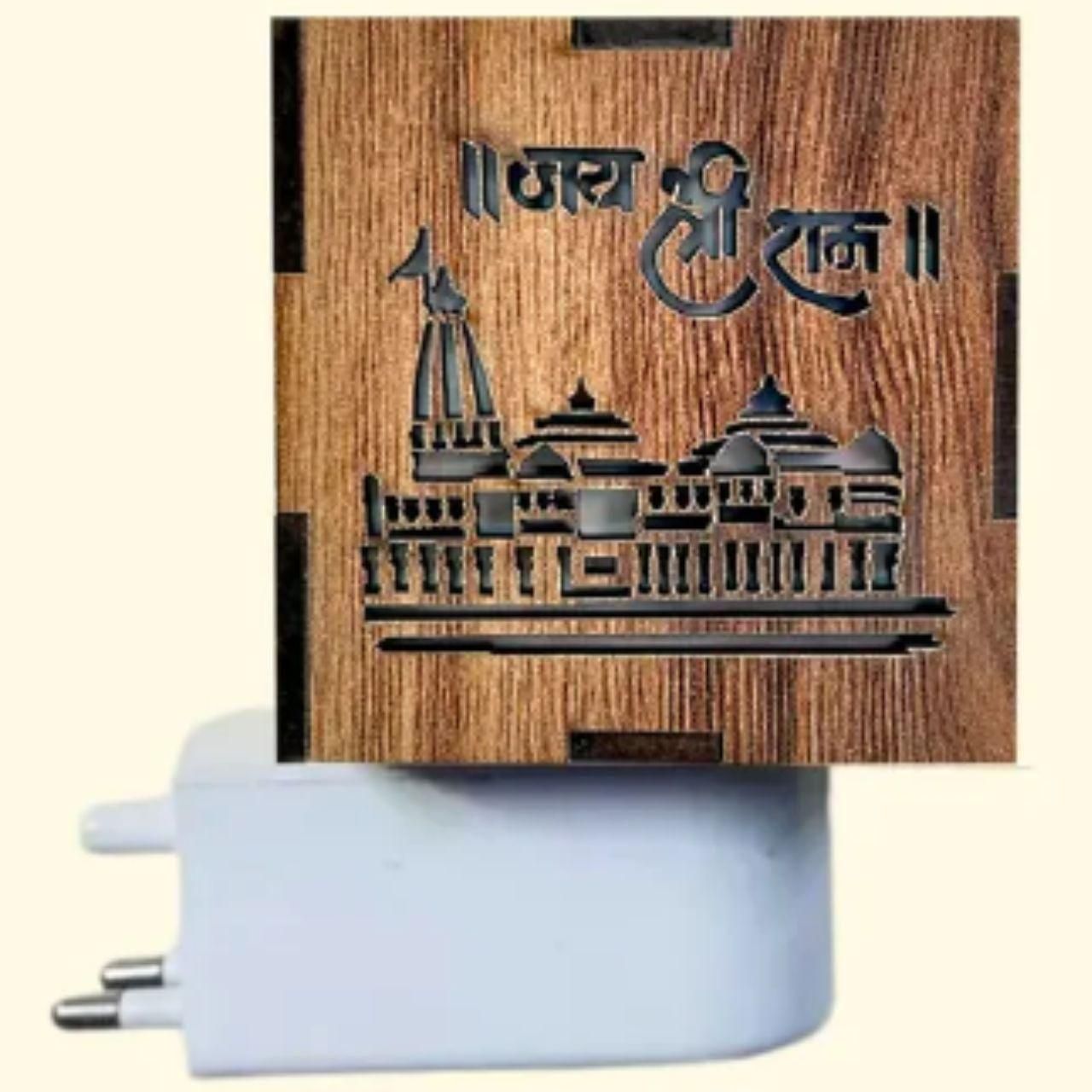 Ayodhya Ram Mandir 3-in-1 Lamp | Aroma Burner, Camphor Diffuser & LED Night Light